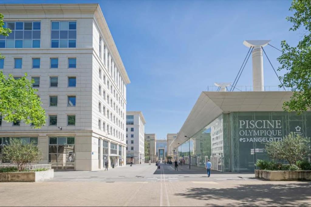 Апартаменти L'Horizon, T3, Terrasse, Pkg, Quartier Antigone Монпельє Екстер'єр фото
